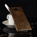 Shockproof Litchi Texture PC + PU Case for Sony Xperia 10 (Brown)