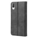 Magnetic Snap Retro Crazy Horse Texture Horizontal Flip Leather Case for Sony Xperia L3, with Holder & Card Slots & Photo Frame (Black)