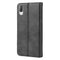 Magnetic Snap Retro Crazy Horse Texture Horizontal Flip Leather Case for Sony Xperia L3, with Holder & Card Slots & Photo Frame (Black)