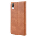 Magnetic Snap Retro Crazy Horse Texture Horizontal Flip Leather Case for Sony Xperia L3, with Holder & Card Slots & Photo Frame (Brown)