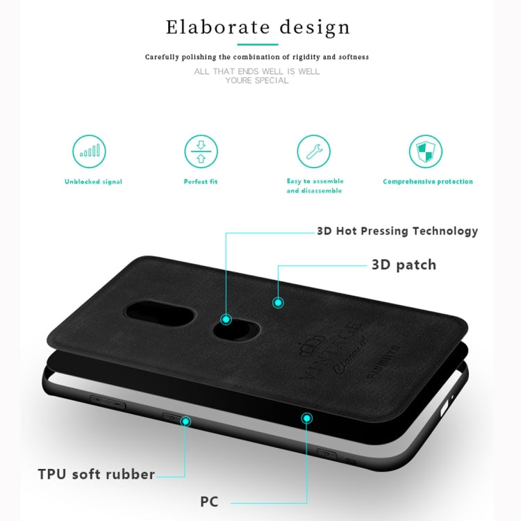 PINWUYO Shockproof Waterproof Full Coverage PC + TPU + Skin Protective Case for Sony Xperia XZ3 (Grey)