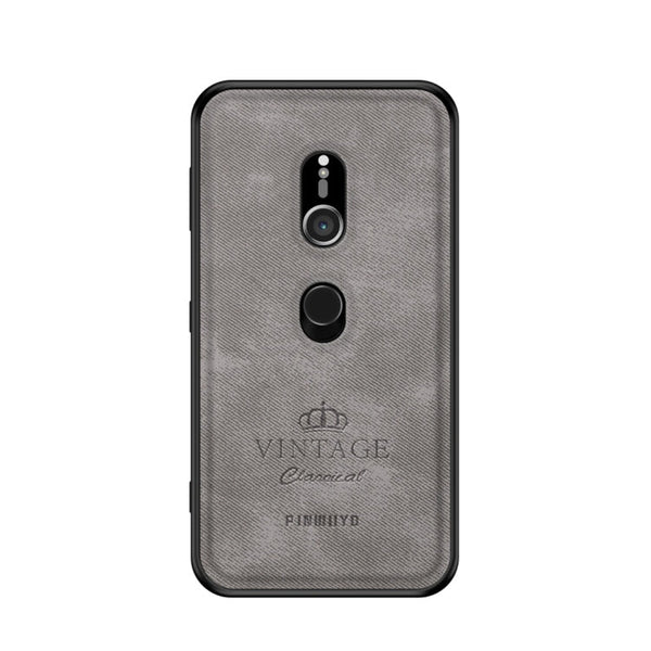 PINWUYO Shockproof Waterproof Full Coverage PC + TPU + Skin Protective Case for Sony Xperia XZ3 (Grey)