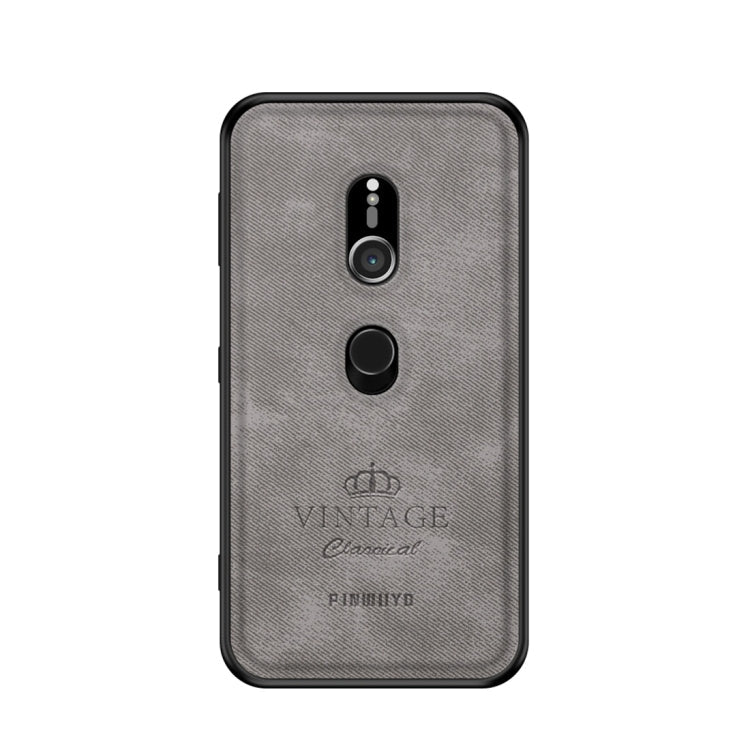 PINWUYO Shockproof Waterproof Full Coverage PC + TPU + Skin Protective Case for Sony Xperia XZ3 (Grey)