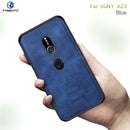 PINWUYO Shockproof Waterproof Full Coverage PC + TPU + Skin Protective Case for Sony Xperia XZ3 (Blue)