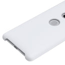 Solid Color Liquid Silicone Dropproof Protective Case for Sony Xperia XZ3 (White)
