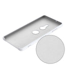 Solid Color Liquid Silicone Dropproof Protective Case for Sony Xperia XZ3 (White)
