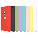 Solid Color Liquid Silicone Dropproof Protective Case for Sony Xperia XZ3 (White)