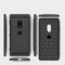For Sony Xperia XZ2 Brushed Texture Carbon Fiber Shockproof TPU Protective Back Case(Black)