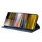 Magnetic Buckle Retro Texture Horizontal Flip Leather Case for Sony Xperia 10 Plus, with Holder & Card Slots & Wallet (Blue)