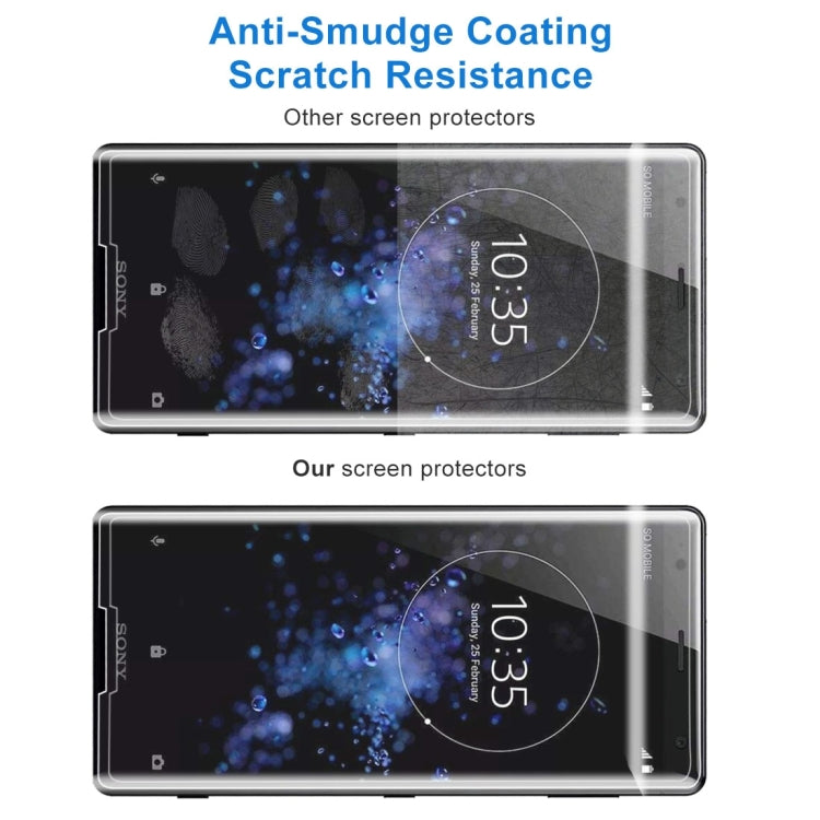 2 PCS for Sony Xperia XZ2 0.3mm 9H Surface Hardness 3D Explosion-proof Tempered Glass Screen Film