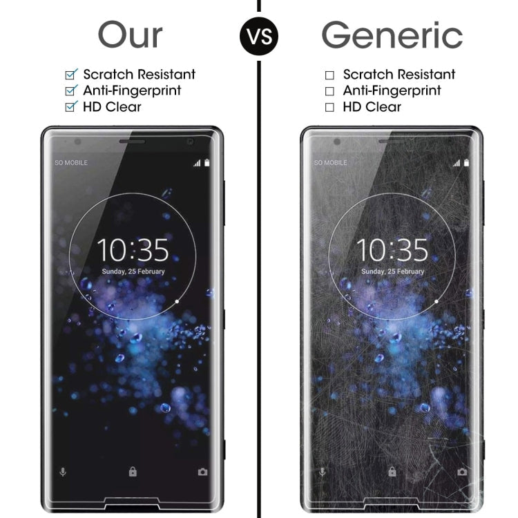 For Sony Xperia XZ2 Compact 0.3mm 9H Surface Hardness 3D Explosion-proof Tempered Glass Screen Film