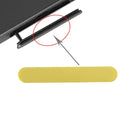 Compact Card Slot Port Dust Plug for Sony Xperia Z5(Yellow)