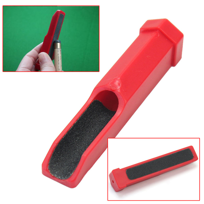 1 x Pool Billiard Cue Tip Double-Side Stick Shaper Grinding Rod Repair Practical