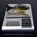 1 pcs Lifelike Multi-jointed Fishing Lure Bass Crankbaits  Bait Hooks Tackle Hot
