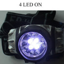 1pc 12 LED Headlamp Head Torch Waterproof Flashlight Hiking Camping Practical