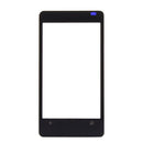 Front Screen Outer Glass Lens for Nokia Lumia 800(Black)