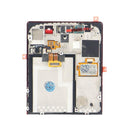 LCD Screen and Digitizer Full Assembly with Frame for BlackBerry P9983(Black)
