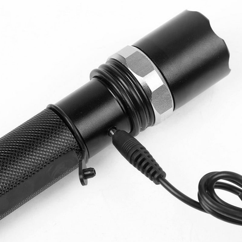 1 x Aluminum Alloy Ultra Bright LED Flashlight 18650 Rechargeable Torch Lanterna