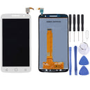LCD Screen and Digitizer Full Assembly for Alcatel One Touch Pop 2 Premium / 7044(White)