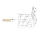 2x  Stainless Steel Barbecue Net Grill For Bake Fish Meat Outdoor BBQ Tool Hot