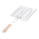 2x  Stainless Steel Barbecue Net Grill For Bake Fish Meat Outdoor BBQ Tool Hot