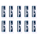 10 PCS for Sony Xperia XA Ultra / C6 Top & Bottom Front Housing Adhesive