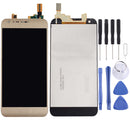 for LG X Cam / K580 / K580I / K580Y LCD Screen and Digitizer Full Assembly(Gold)