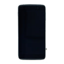 LCD Screen and Digitizer Full Assembly with Frame for Alcatel One Touch Idol 4 LTE / 6055(Black)