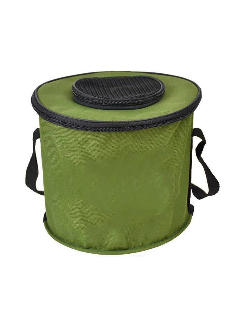 1 x Fishing Bucket Folding Collapsible Barrel Fishing Camping Washbasin Bag Hot
