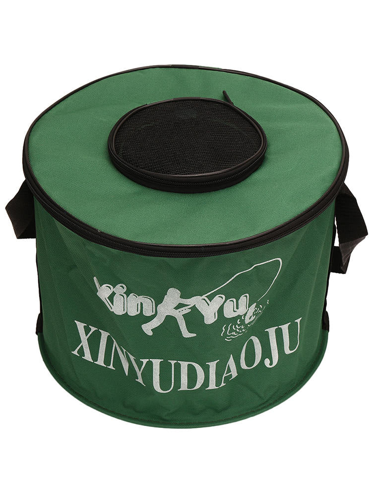 1 x Fishing Bucket Folding Collapsible Barrel Fishing Camping Washbasin Bag Hot
