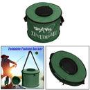 Collapsible Folding Water Bucket Kitchen Camping Outdoor Fishing Bucket With Lid
