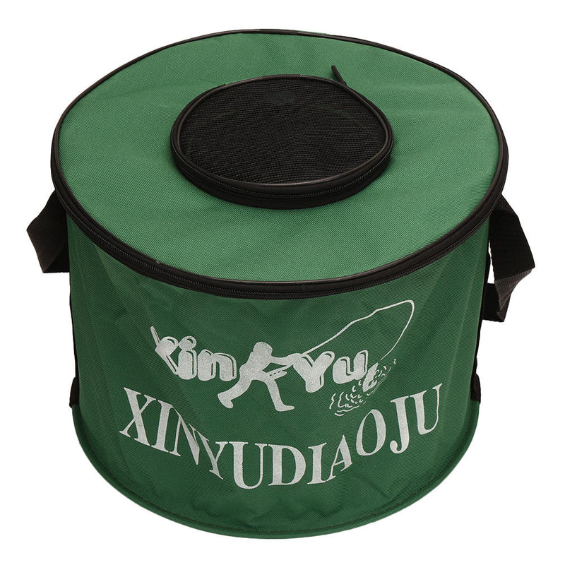 1 x Fishing Bucket Folding Collapsible Barrel Fishing Camping Washbasin Bag Hot