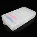 Plastic Fishing Lure Bait Hook Tackle Storage Box Case Container 14 Compartments