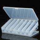 Plastic Fishing Lure Bait Hook Tackle Storage Box Case Container 14 Compartments