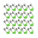 20 x Rod Tip Clamp Fishing Pole Fish Bite Lure Alarm Alert Twin Bell Ring Clip