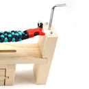 Paracord Jig Bracelet Rope Outdoor Gadgets Braider Woven Frame Wooden Natural