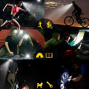 Waterproof LED Head Torch Rechargeable Outdoor Head Lamp 5W Fishing Light