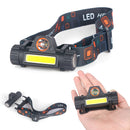 1200mAh Battery Rechargeable Head Torch Outdoor Super Bright Head Light USB