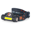 1200mAh Battery Rechargeable Head Torch Outdoor Super Bright Head Light USB