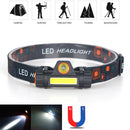 Waterproof Rechargeable Head Torch Outdoor Hiking Fishing Jogging Light