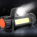 1x Head Torch 18650 Rechargeable Battery LED Super Bright Light with Magnet Hot