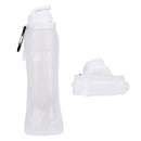 Silicone Portable Foldable Water Bottle 500ml Collapsible Drink Sports Hiking