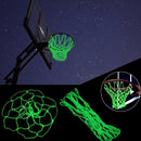1x Glow In The Dark Light Powered Basketball Hoop Net Luminous Shoot Fashion