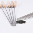 New Roasting Needle Wooden Handle Skewers Stainless Steel Roasting Tools Best