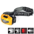 Rechargeable LED Headlamp Headlight Flashlight Head Light Lamp AAA Battery