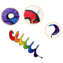 22x145cm Rainbow Spiral Windmill Colorful Wind Spinner Decorations Wind Spinner