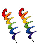 Survival-Tool Wind-Spinner Home-Decorations Garden Camping Camp Spiral 2pcs