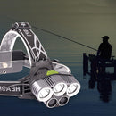Super Bright Led Light Headlamp Outdoor Indoor Hiking Fishing Camping Waterproof