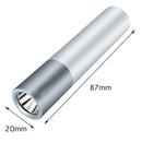 Outdoor Waterproof Flashlight Hiking Camping Strong Light Rechargeable Battery