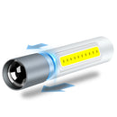 1 xAdjustable Rechargeable USB Flashlight Mini Durable Outdoor Night Light  Best